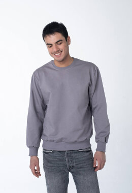 Светло-серый свитшот мужской Светло-серый свитшот мужской